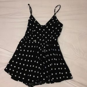 Polka dot romper